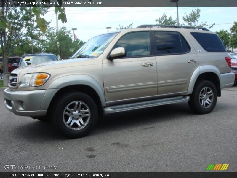 Desert Sand Mica / Oak 2003 Toyota Sequoia SR5 4WD