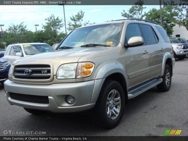 Desert Sand Mica / Oak 2003 Toyota Sequoia SR5 4WD