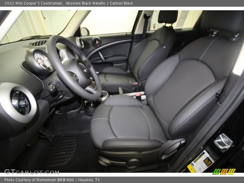 Absolute Black Metallic / Carbon Black 2012 Mini Cooper S Countryman