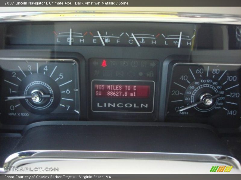  2007 Navigator L Ultimate 4x4 L Ultimate 4x4 Gauges
