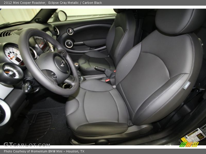  2012 Cooper Roadster Carbon Black Interior