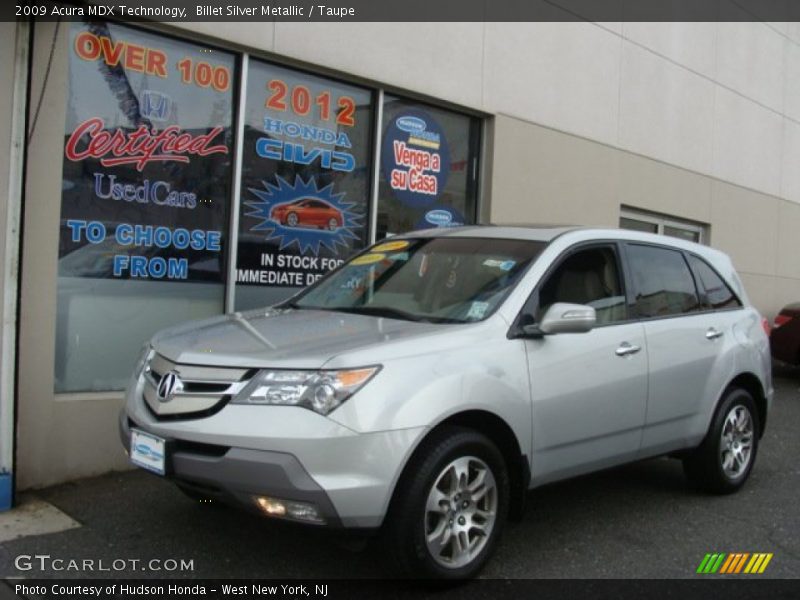 Billet Silver Metallic / Taupe 2009 Acura MDX Technology
