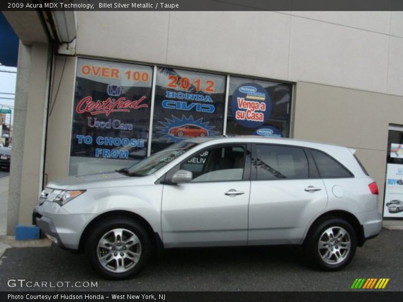 Billet Silver Metallic / Taupe 2009 Acura MDX Technology