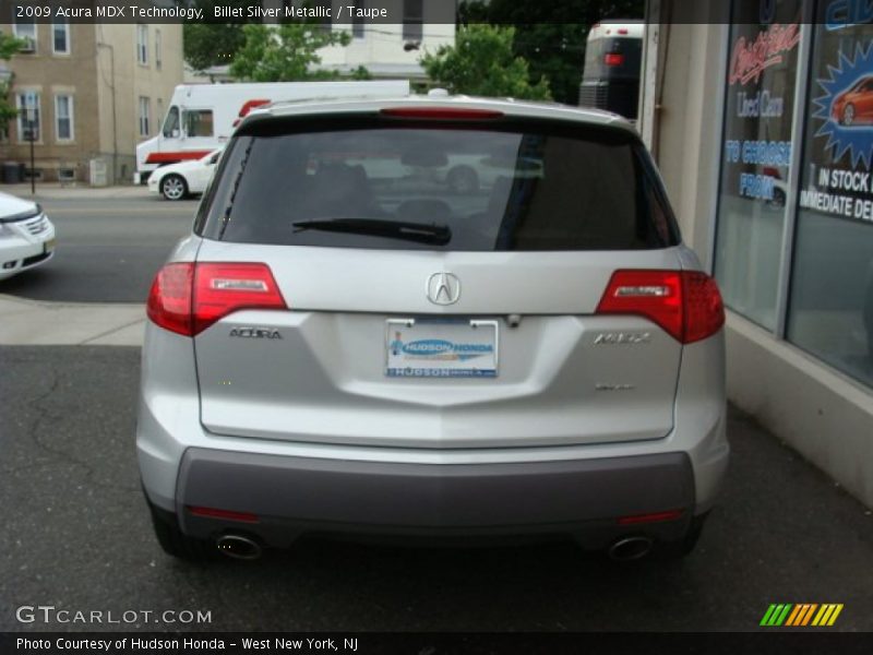 Billet Silver Metallic / Taupe 2009 Acura MDX Technology