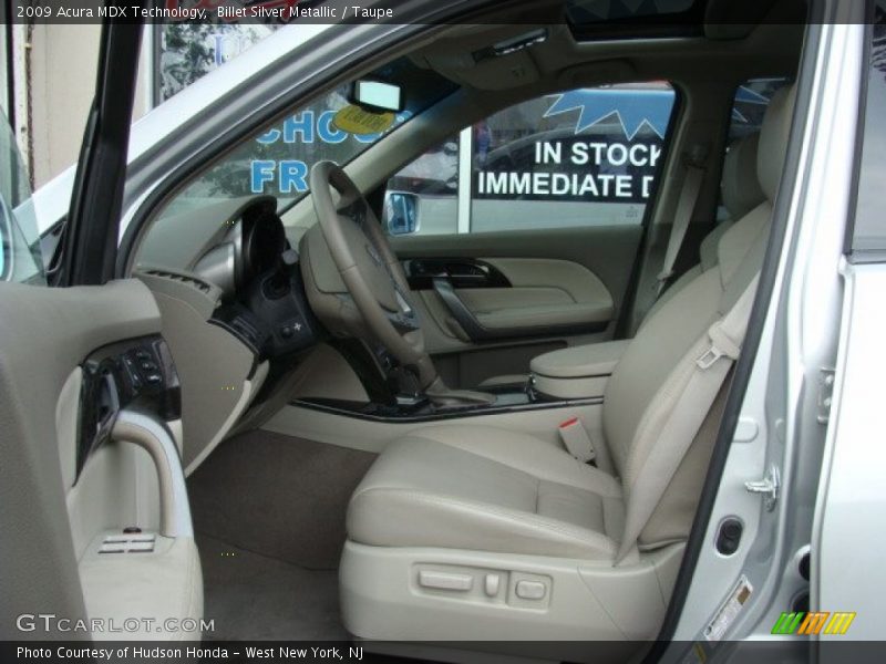 Billet Silver Metallic / Taupe 2009 Acura MDX Technology