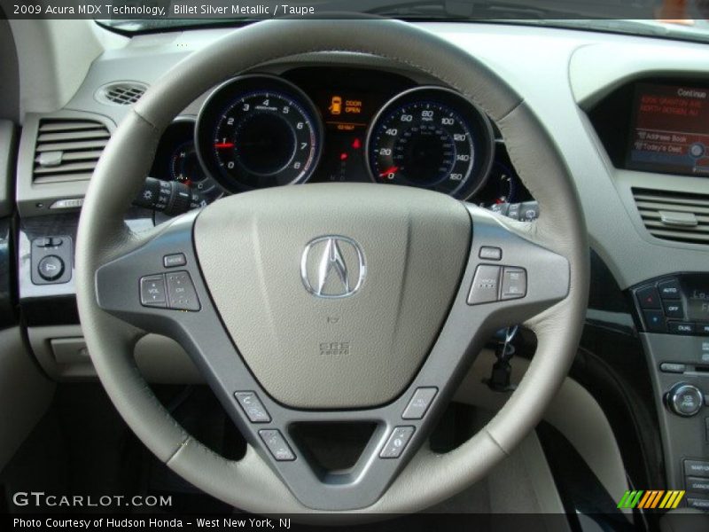 Billet Silver Metallic / Taupe 2009 Acura MDX Technology