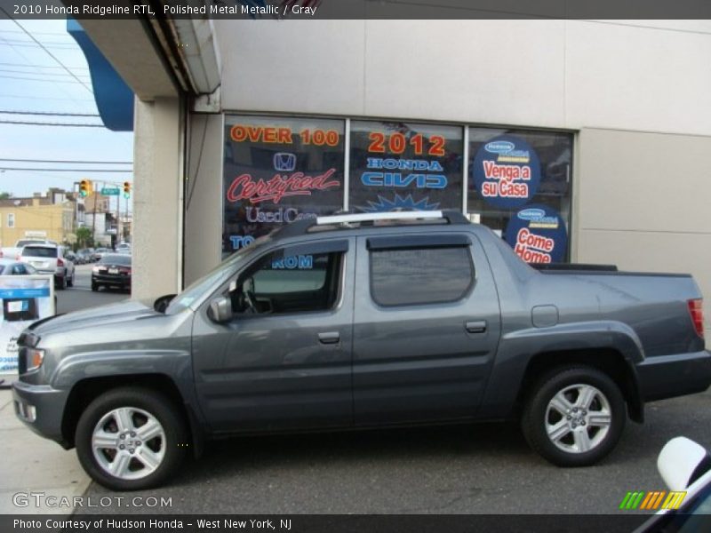 Polished Metal Metallic / Gray 2010 Honda Ridgeline RTL