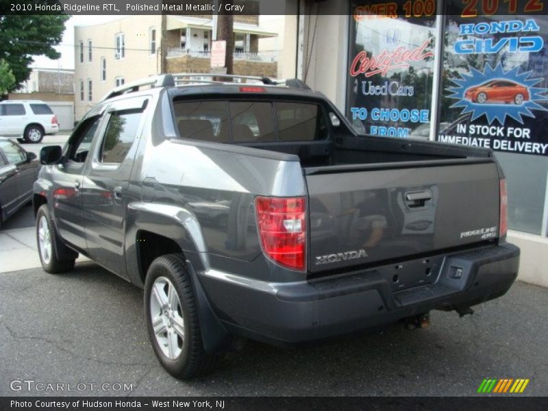 Polished Metal Metallic / Gray 2010 Honda Ridgeline RTL