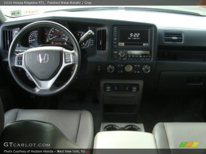 Polished Metal Metallic / Gray 2010 Honda Ridgeline RTL