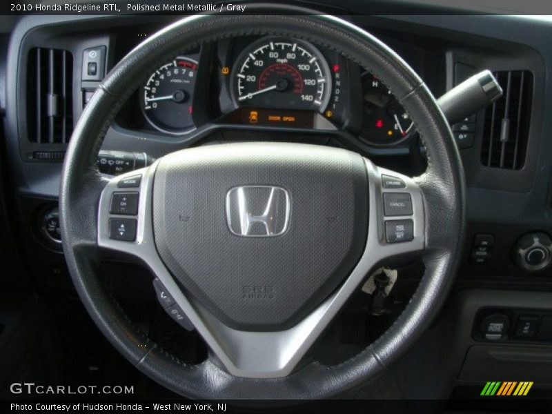 Polished Metal Metallic / Gray 2010 Honda Ridgeline RTL