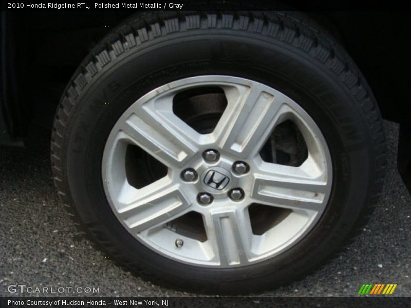 Polished Metal Metallic / Gray 2010 Honda Ridgeline RTL
