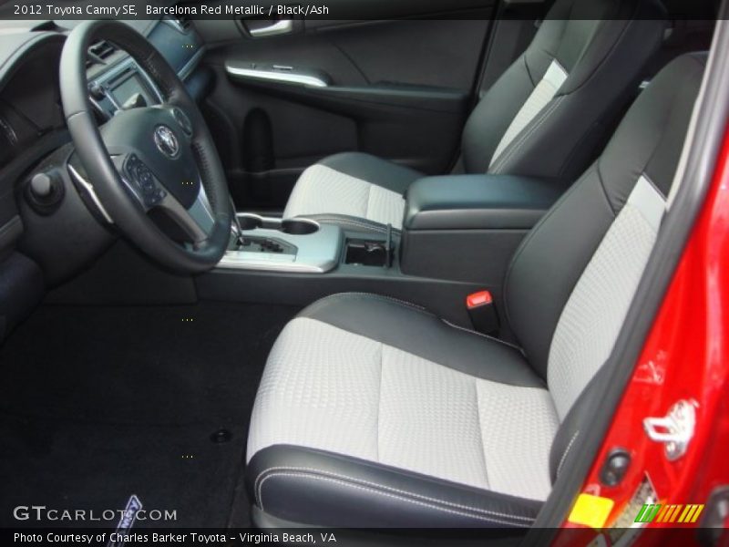 Barcelona Red Metallic / Black/Ash 2012 Toyota Camry SE