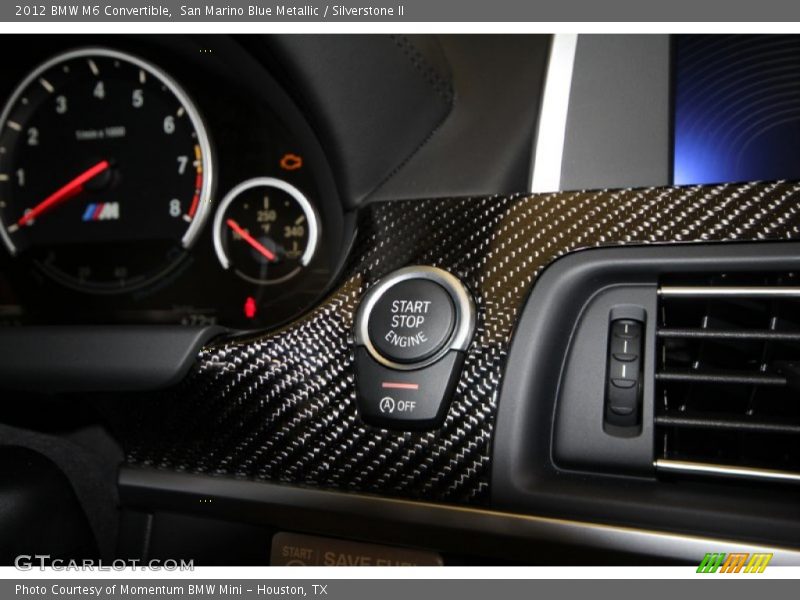 Controls of 2012 M6 Convertible