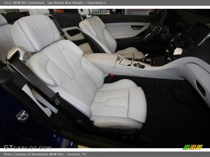  2012 M6 Convertible Silverstone II Interior
