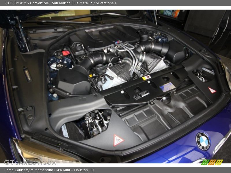  2012 M6 Convertible Engine - 4.4 Liter DI M TwinPower Turbo DOHC 32-Valve VVT V8