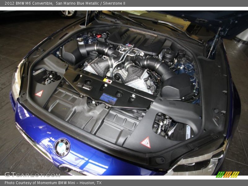  2012 M6 Convertible Engine - 4.4 Liter DI M TwinPower Turbo DOHC 32-Valve VVT V8