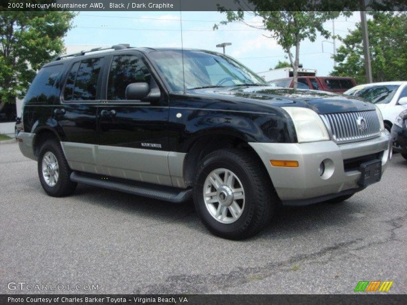 Black / Dark Graphite 2002 Mercury Mountaineer AWD