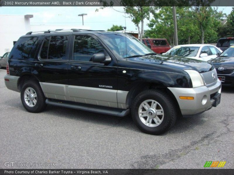 Black / Dark Graphite 2002 Mercury Mountaineer AWD