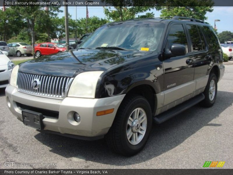 Black / Dark Graphite 2002 Mercury Mountaineer AWD