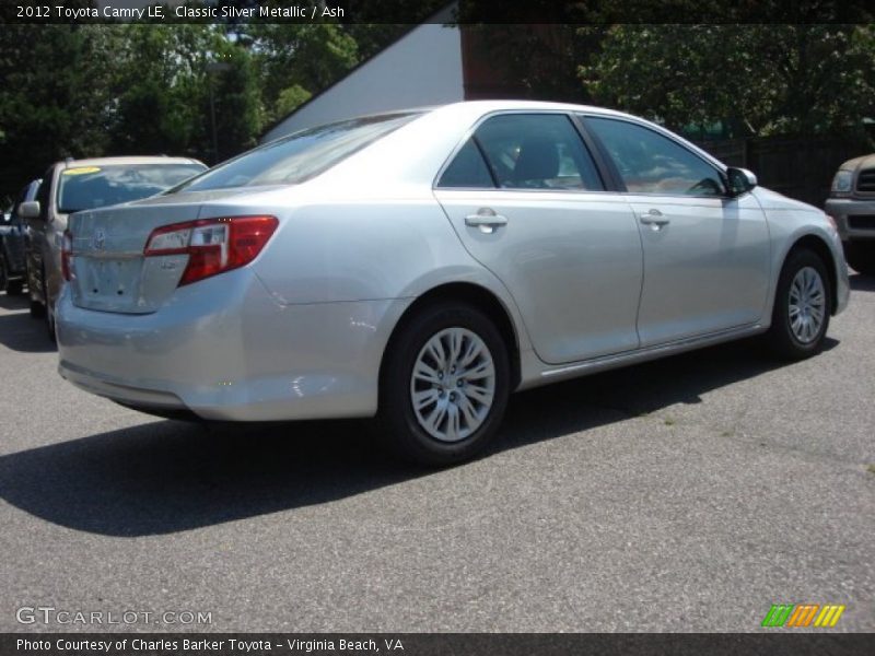 Classic Silver Metallic / Ash 2012 Toyota Camry LE