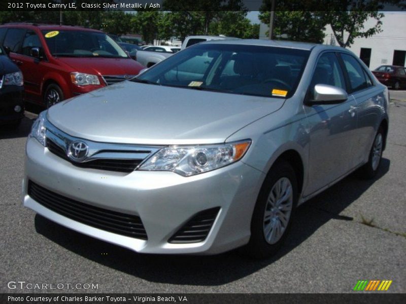 Classic Silver Metallic / Ash 2012 Toyota Camry LE