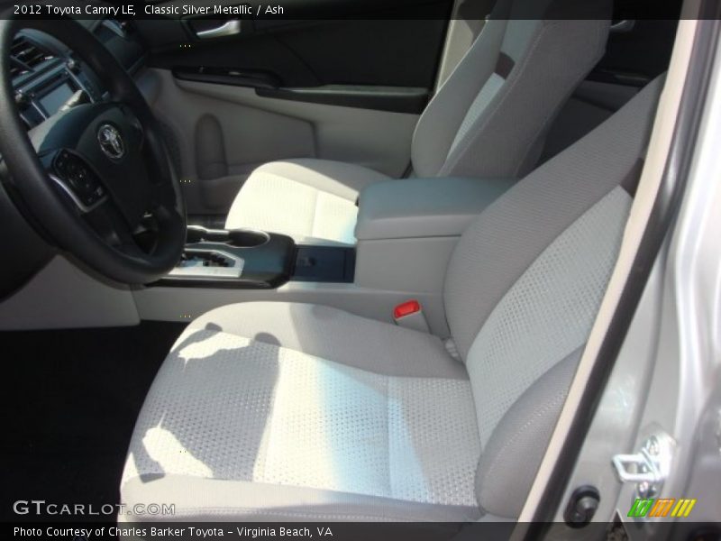 Classic Silver Metallic / Ash 2012 Toyota Camry LE
