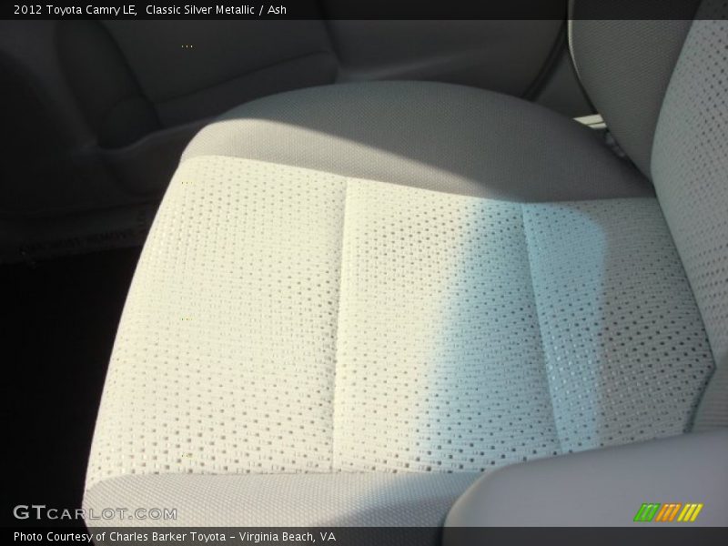 Classic Silver Metallic / Ash 2012 Toyota Camry LE