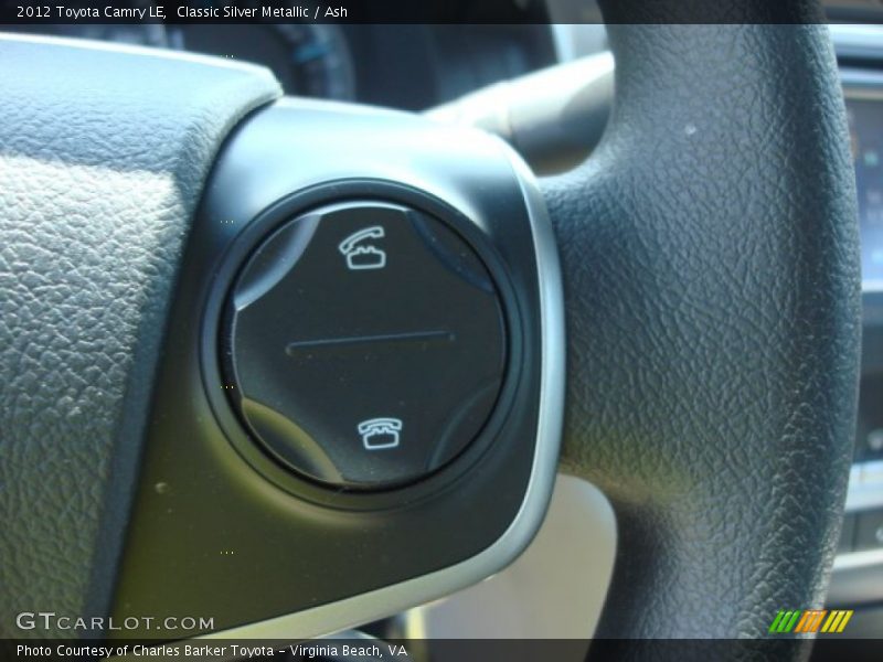 Classic Silver Metallic / Ash 2012 Toyota Camry LE