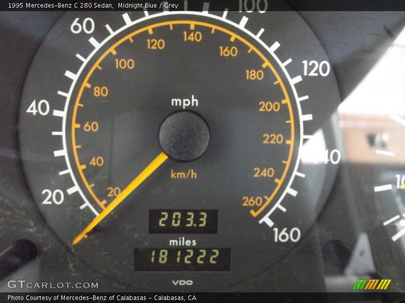 Midnight Blue / Grey 1995 Mercedes-Benz C 280 Sedan