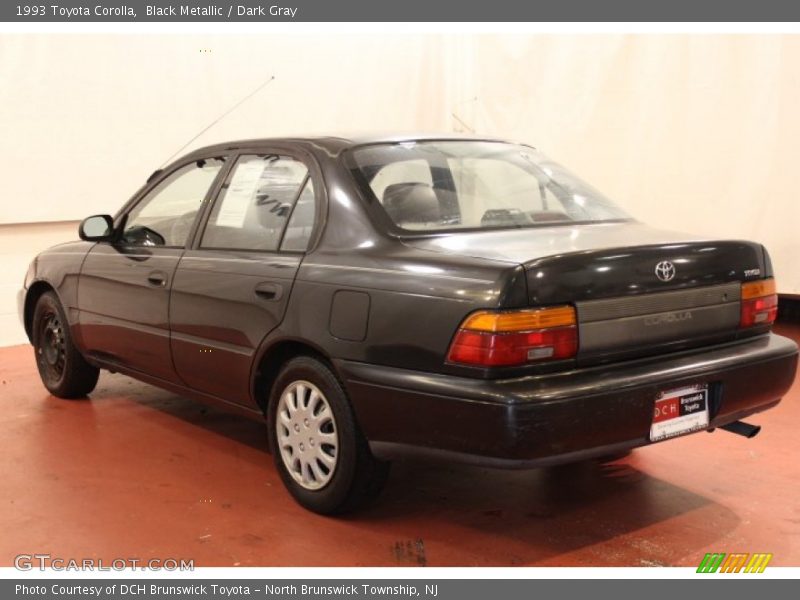 Black Metallic / Dark Gray 1993 Toyota Corolla