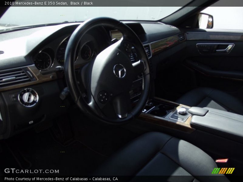 Black / Black 2010 Mercedes-Benz E 350 Sedan