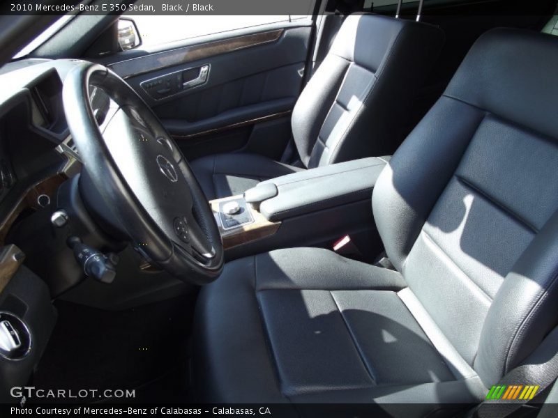 Black / Black 2010 Mercedes-Benz E 350 Sedan