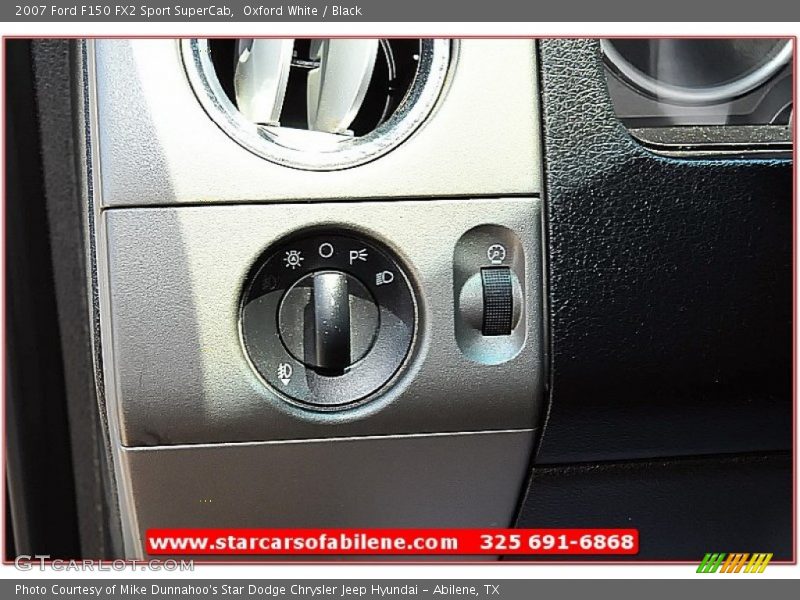 Oxford White / Black 2007 Ford F150 FX2 Sport SuperCab