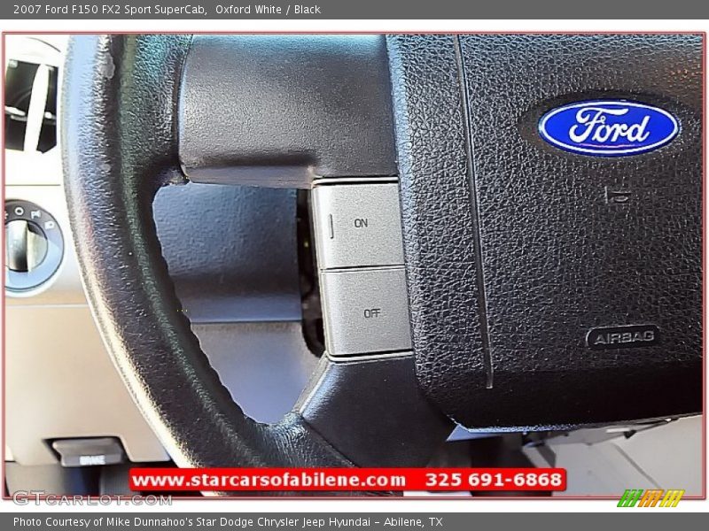 Oxford White / Black 2007 Ford F150 FX2 Sport SuperCab