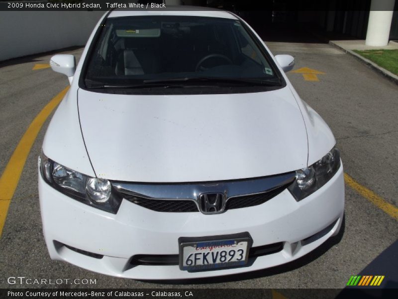 Taffeta White / Black 2009 Honda Civic Hybrid Sedan