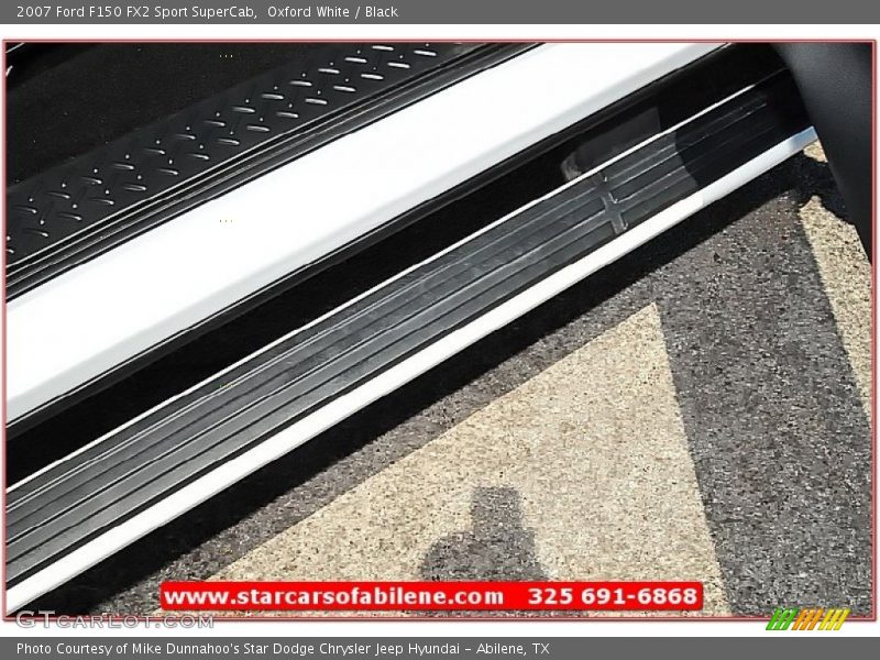 Oxford White / Black 2007 Ford F150 FX2 Sport SuperCab