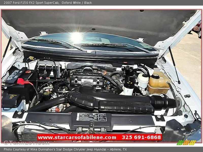 Oxford White / Black 2007 Ford F150 FX2 Sport SuperCab