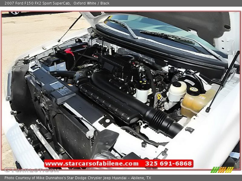 Oxford White / Black 2007 Ford F150 FX2 Sport SuperCab