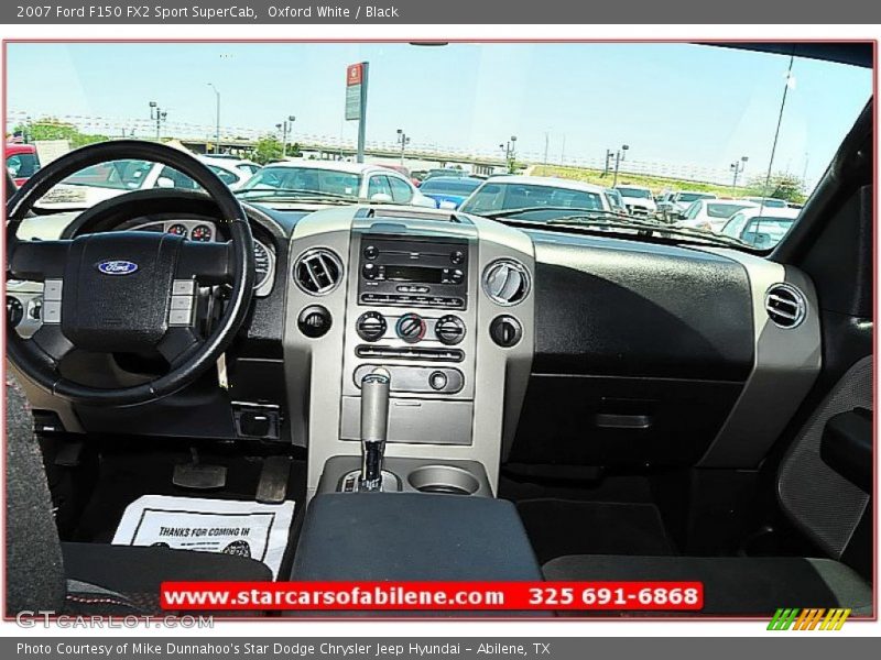 Oxford White / Black 2007 Ford F150 FX2 Sport SuperCab