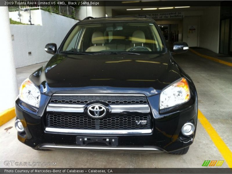 Black / Sand Beige 2009 Toyota RAV4 Limited V6 4WD