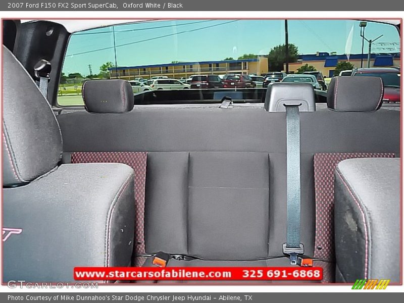Oxford White / Black 2007 Ford F150 FX2 Sport SuperCab