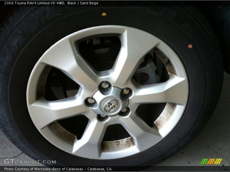Black / Sand Beige 2009 Toyota RAV4 Limited V6 4WD