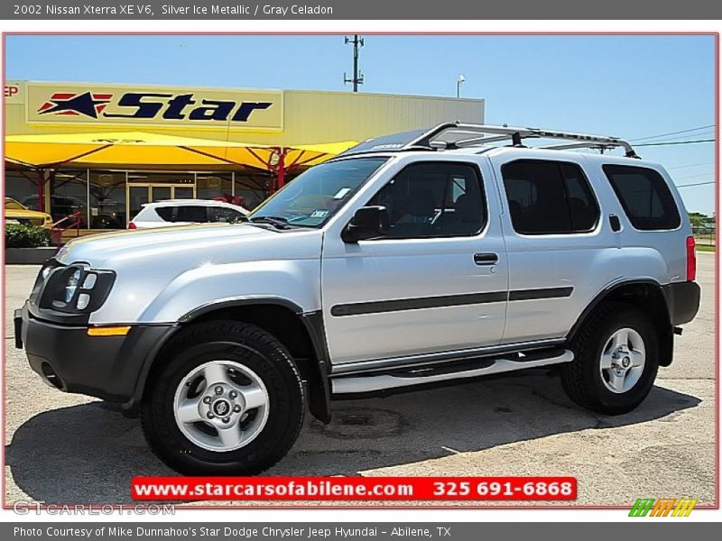 Silver Ice Metallic / Gray Celadon 2002 Nissan Xterra XE V6