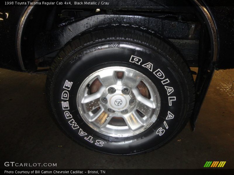 Black Metallic / Gray 1998 Toyota Tacoma Regular Cab 4x4