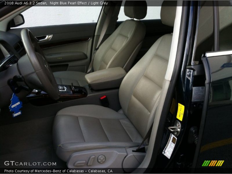 Night Blue Pearl Effect / Light Grey 2008 Audi A6 3.2 Sedan