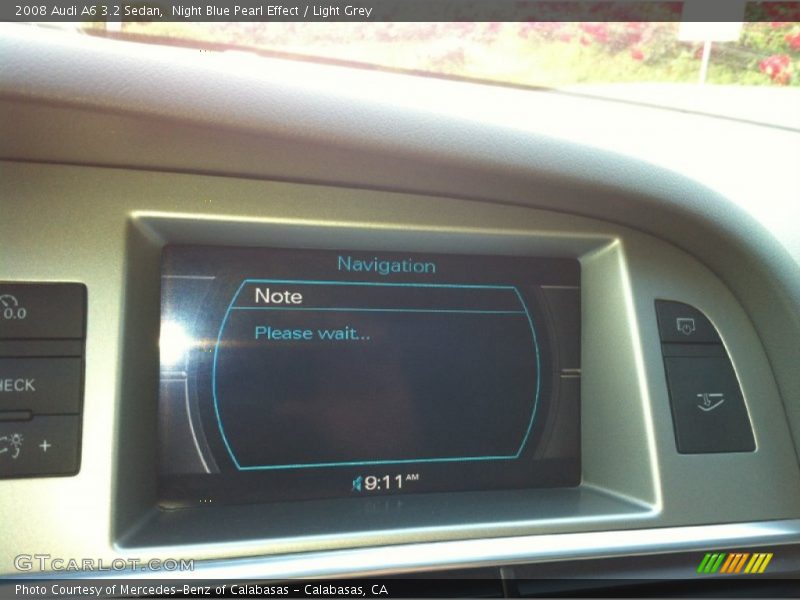 Night Blue Pearl Effect / Light Grey 2008 Audi A6 3.2 Sedan