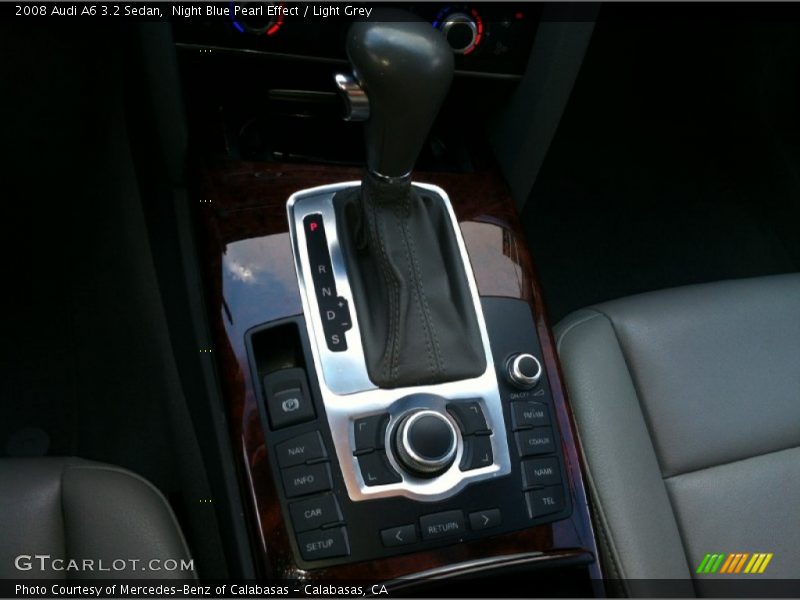 Night Blue Pearl Effect / Light Grey 2008 Audi A6 3.2 Sedan