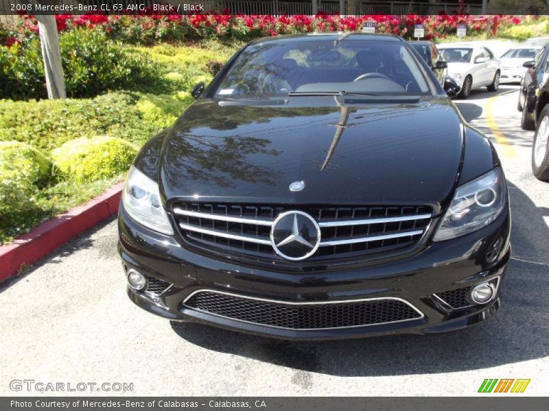 Black / Black 2008 Mercedes-Benz CL 63 AMG