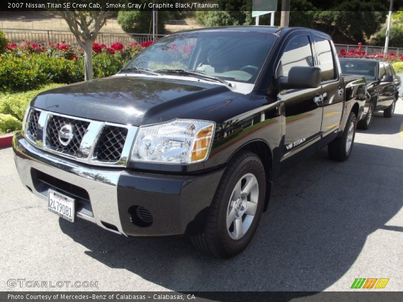 Smoke Gray / Graphite Black/Titanium 2007 Nissan Titan SE Crew Cab