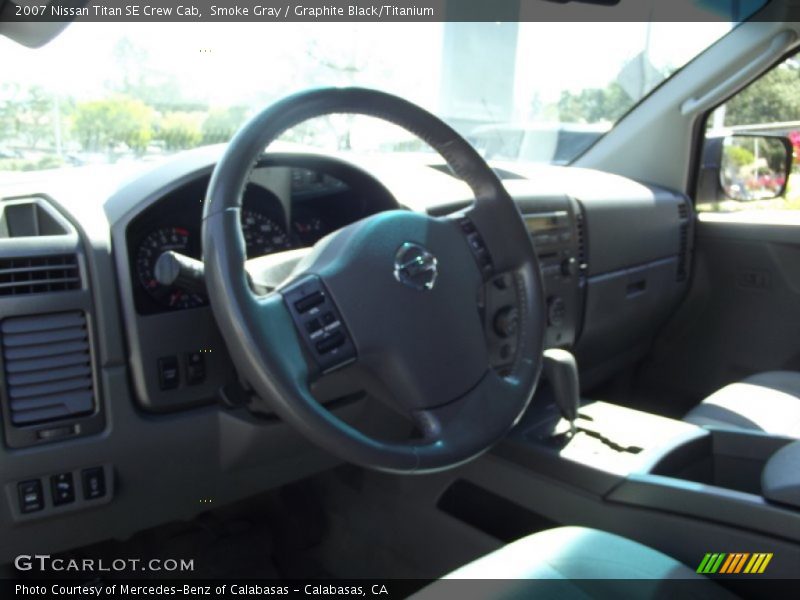 Smoke Gray / Graphite Black/Titanium 2007 Nissan Titan SE Crew Cab